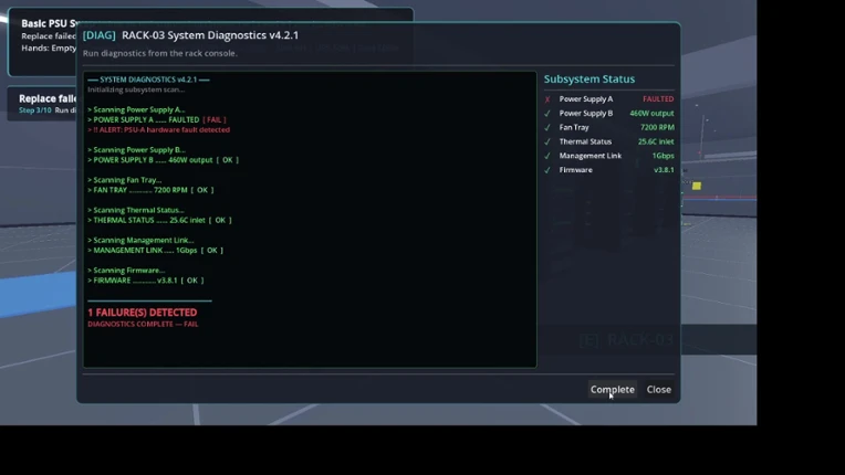 Data Center Simulator screenshot
