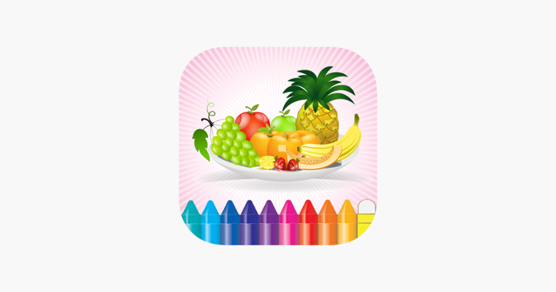 Food Coloring Book for Kids - Fruit Vegetable drawing games Image