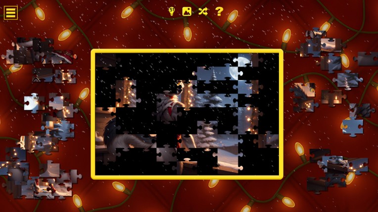 Furry Christmas Temptation – Naughty Jigsaw screenshot