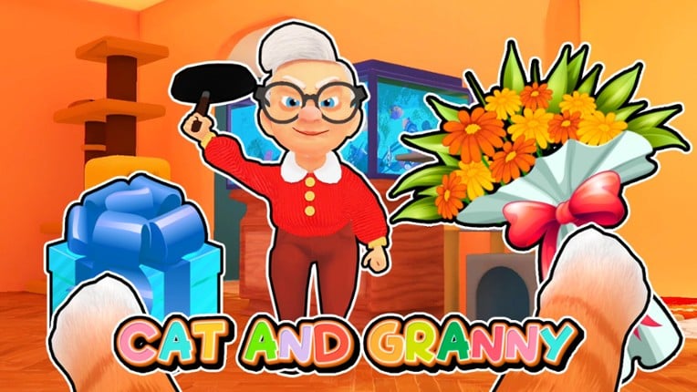 Cat and Granny Image