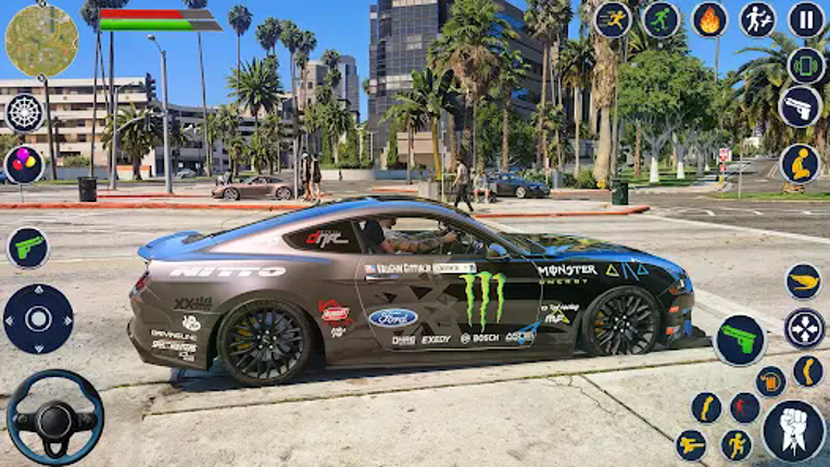 Open World Gangster Car Game screenshot