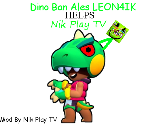 Dino Ban Ales LEON4IK Helps Nik Play TV Game Cover