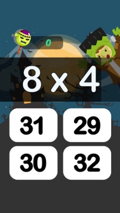 Halloween Math Game 3rd Grade screenshot