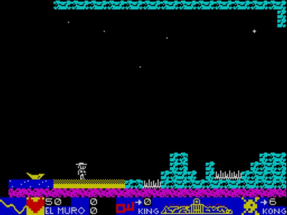 King Kong - Parte I: El Muro (ZX Spectrum) screenshot