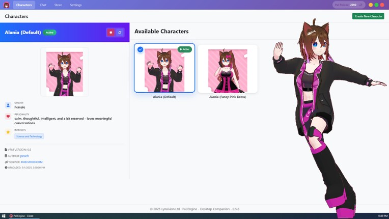 Pal Engine - Desktop Companion screenshot