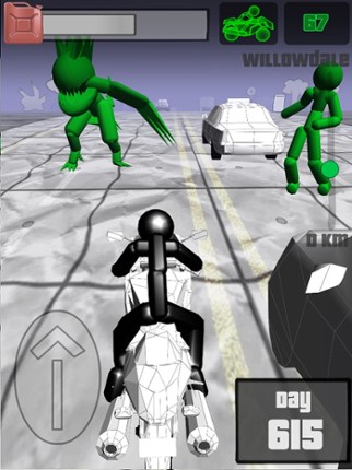 Stickman Zombie: Bike Racing screenshot