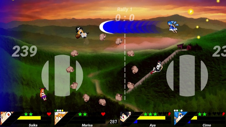 Touhou Volleyball Danmaku screenshot