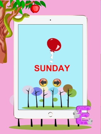Vocabulary English Kids Free : Learning Words days Language screenshot