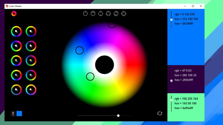 Color Wheels screenshot