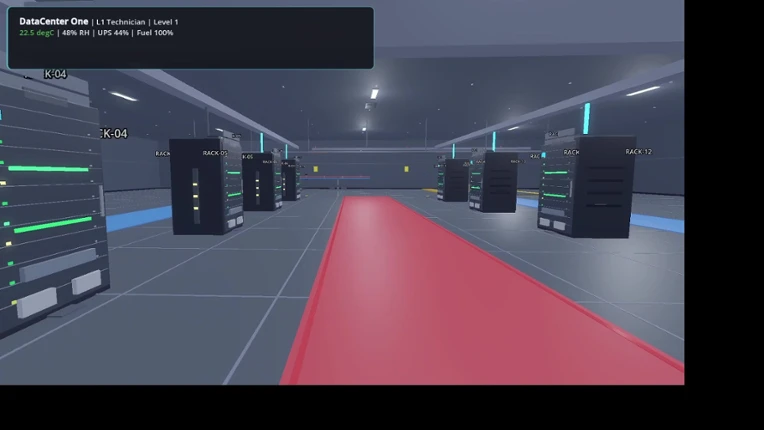 Data Center Simulator screenshot