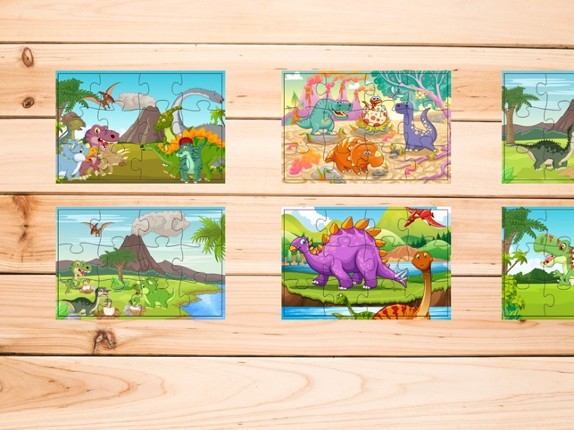 Dinosaur Jigsaw Puzzle For Kids Easy Learning Game screenshot