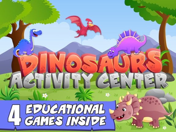 Dinosaurs Activity Center Paint &amp; Play Free - All In One Educational Dino Learning Games for Toddlers and Kids Image