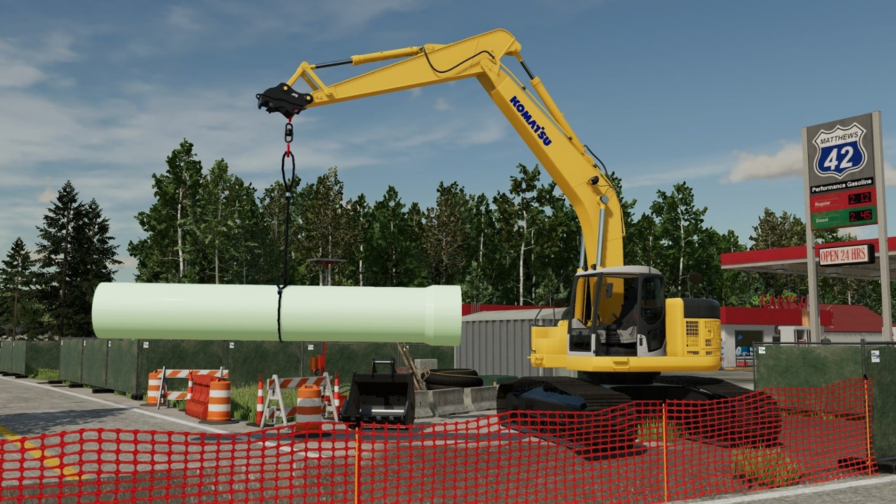 Games like FS22 Komatsu PC308USLC-3
