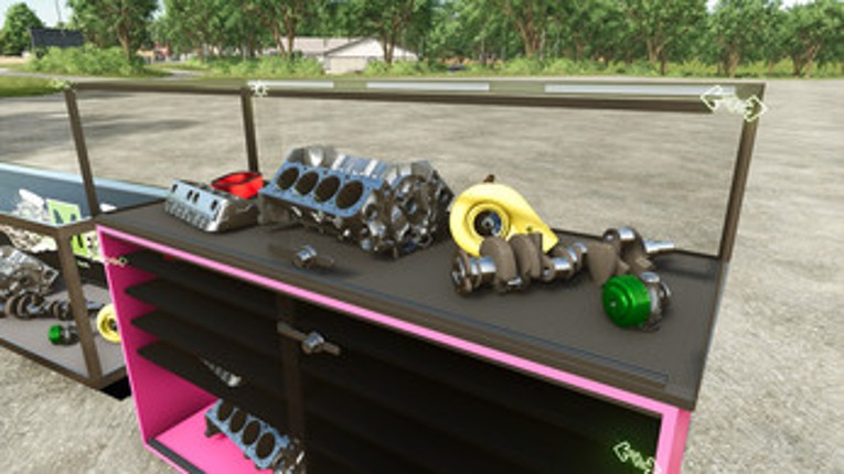 FS25 - Parts Display Cases screenshot