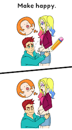 Draw Happy Queen : Puzzle Game screenshot