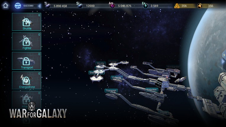 War For Galaxy screenshot