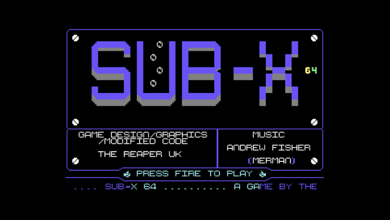 SUB-X 64 (C64) Game Cover