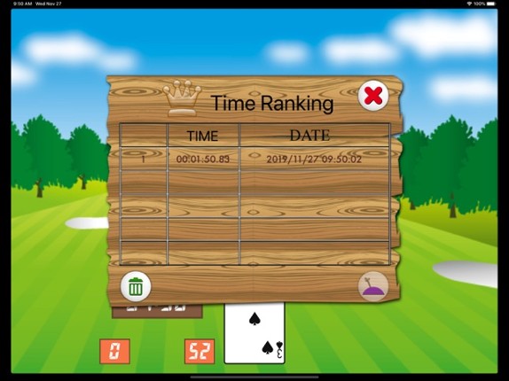 Golf Solitaire Ext screenshot