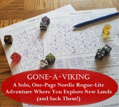 Gone-A-Viking (Solo, Roll-and-Write) Image