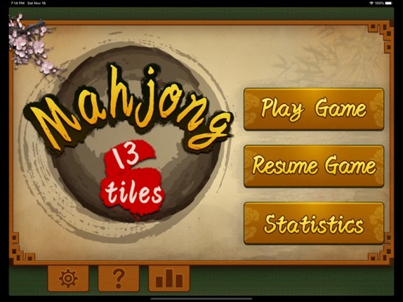 Mahjong 13 tiles Image