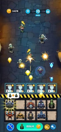 Merge Zombie Clash screenshot