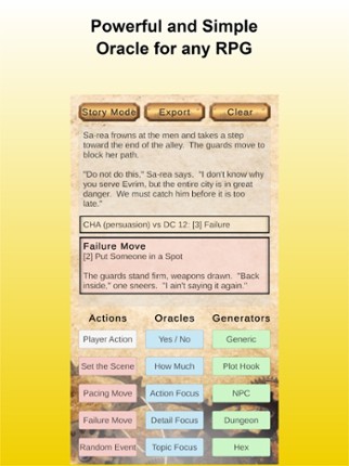 One Page Solo Engine screenshot