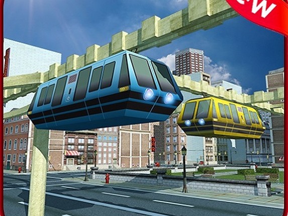 Sky Train Driving 2022 : Train 3D Game Simulator Image