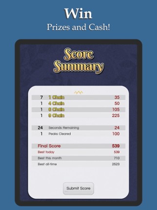 Tri Peaks Solitaire ^^^ screenshot