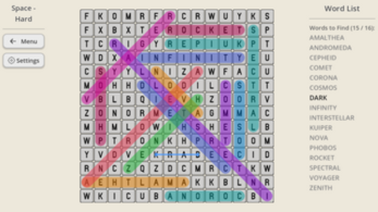 Word Search Anthology screenshot