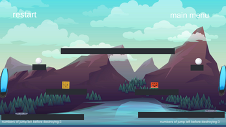1v1 cube game screenshot