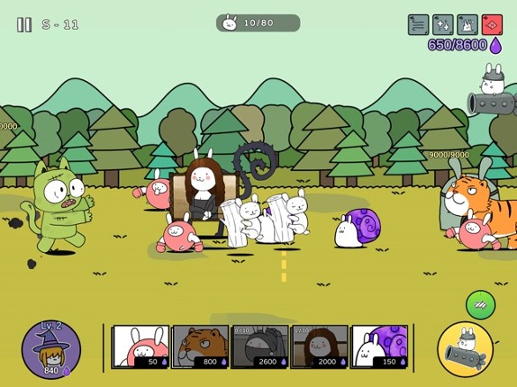 Battle Bunny:Tower Defense War screenshot