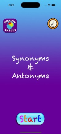 Brainy Skills Synonym Antonym screenshot