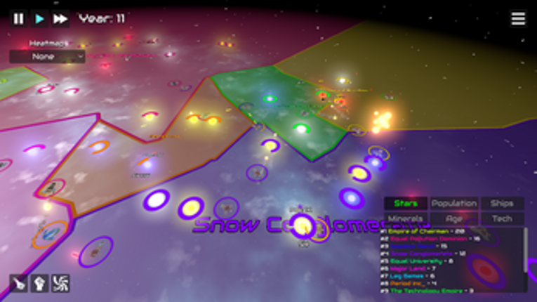 GalactiWar - Empire Simulator screenshot