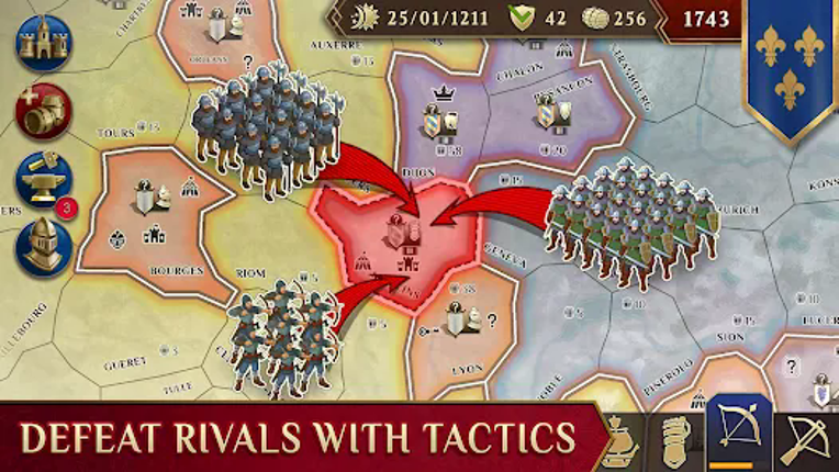 Timelines: Medieval War TBS screenshot