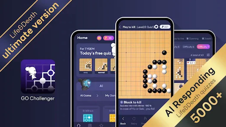 Go Challenger-Go game(Tsumego) Image