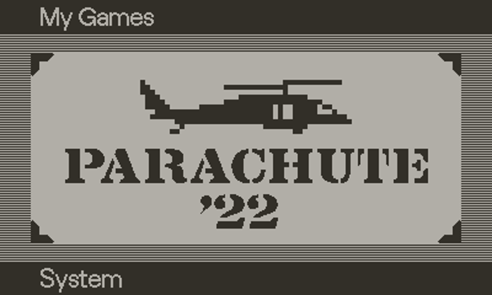 Parachute 22 (Playdate) screenshot