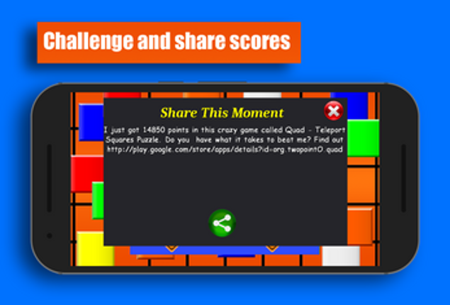 Quad-Teleport Squares Puzzle Image