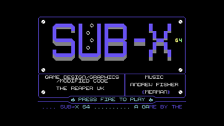 SUB-X 64 (C64) Image