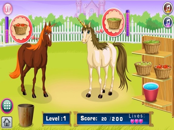 Girl Games, Unicorn and Horse screenshot