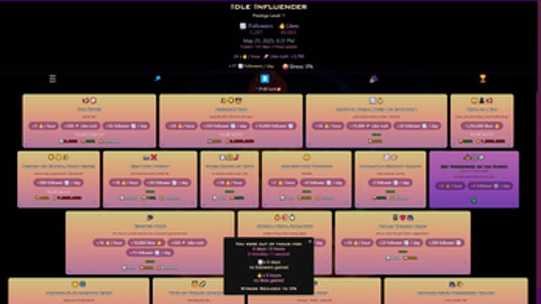 Idle Influencer screenshot