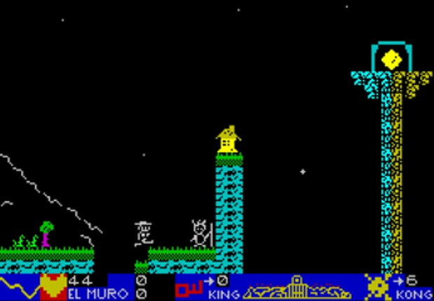 King Kong - Parte I: El Muro (ZX Spectrum) screenshot