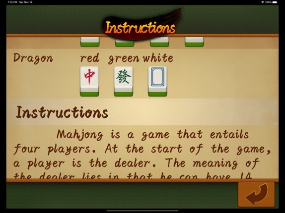 Mahjong 13 tiles screenshot