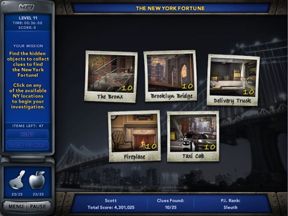 Mystery P.I. - The New York Fortune screenshot