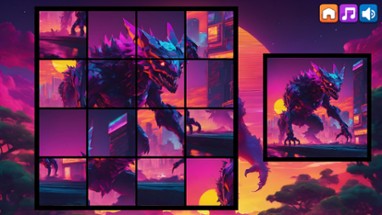 OG Puzzlers: Synthwave Monsters Image