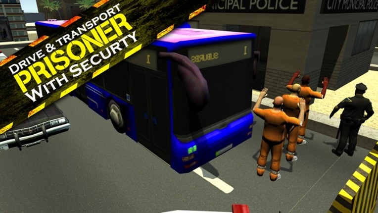 Police Bus Prisoner Transport – City vehicle driving &amp; parking simulator game Image