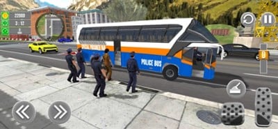 Prison Bus Cop Duty Transport Image