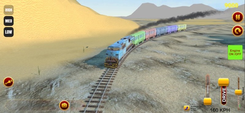 Railway Station Train Journey Image