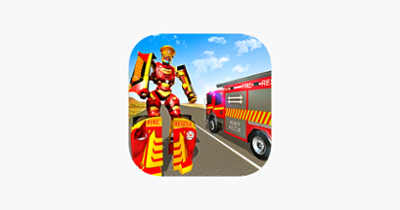 Robot Fire Truck Driver Image