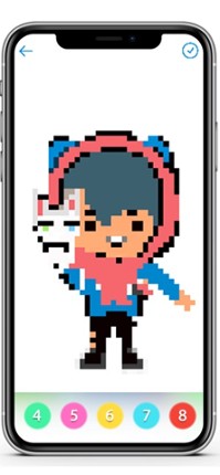 Toca Life Coloring Number screenshot