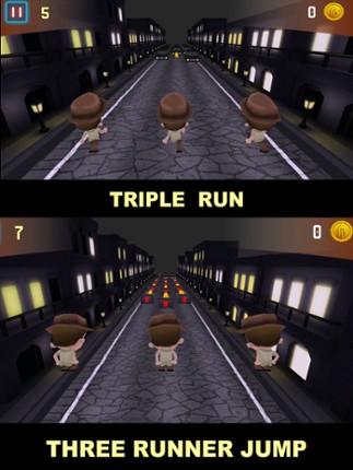 Triple Run Cube &amp;&amp; Stampede Three 3D:  sprint rush screenshot